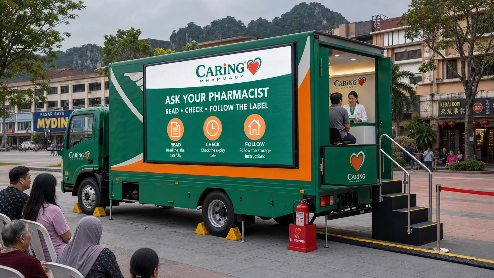Tourism & Destination Live Broadcast Event activation format with a complete LED truck view
