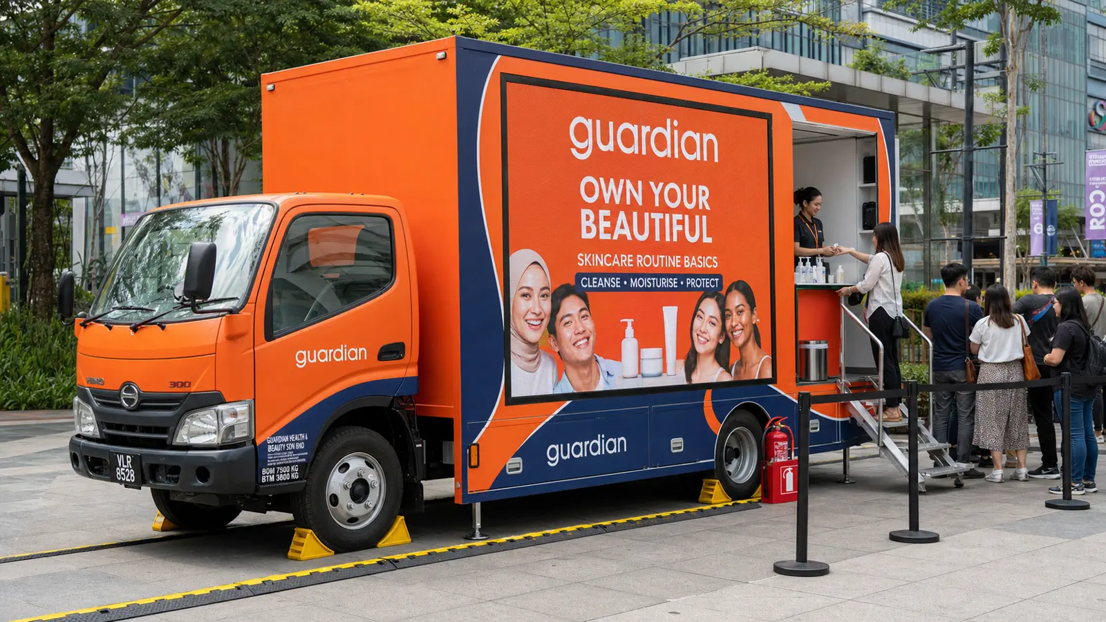 Tourism & Destination Mobile Showroom Tour activation format with a complete LED truck view