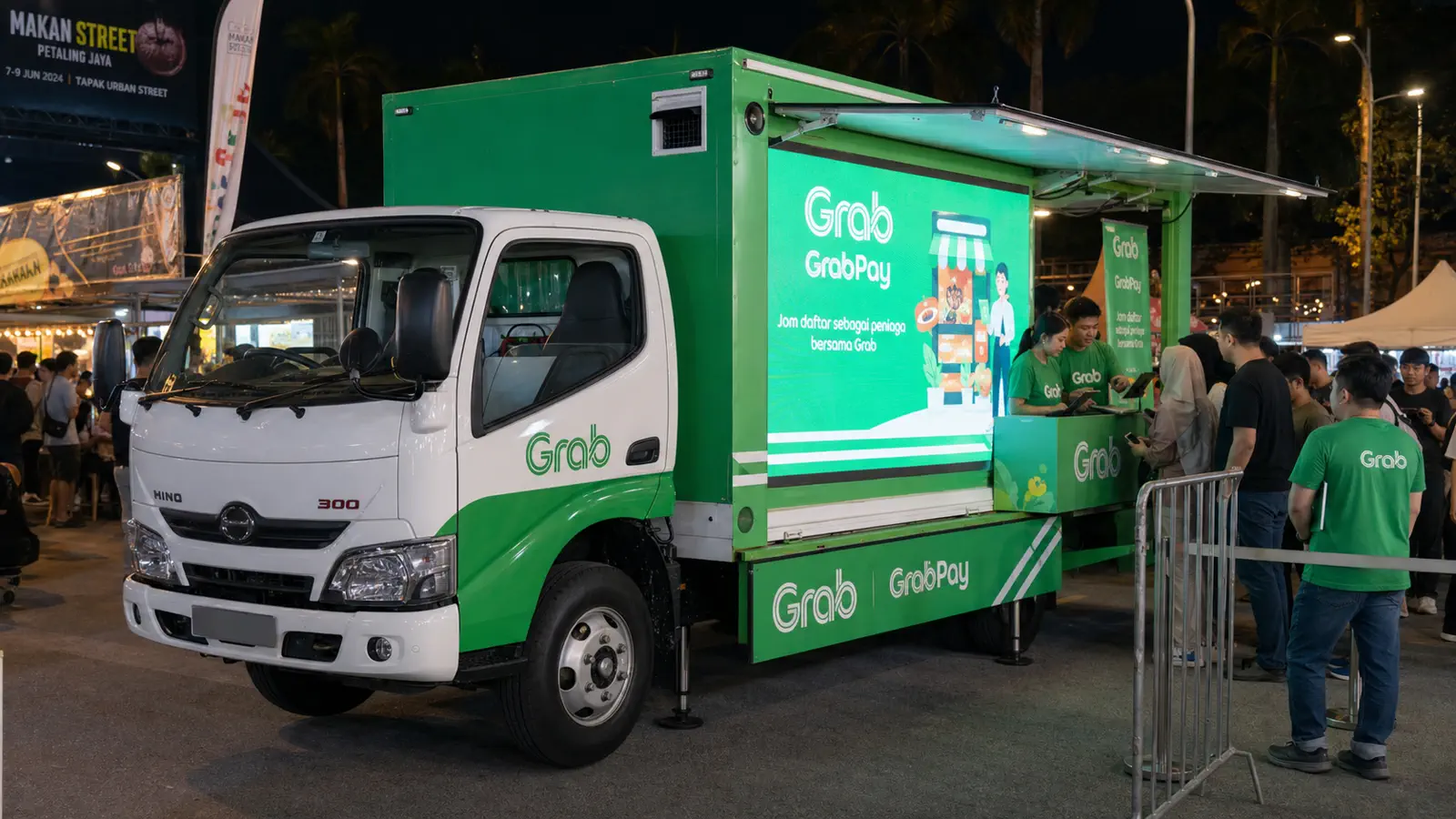 Sports & Fan Zone Multi-Stop Roadshow activation format with a complete LED truck view