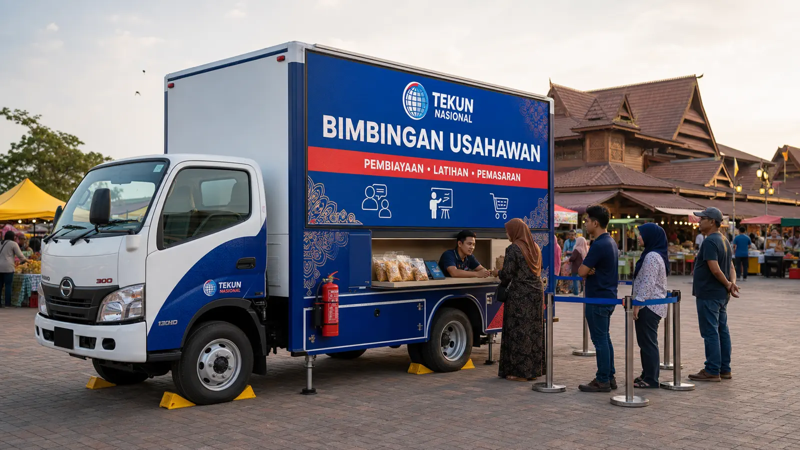 Entertainment Mobile Showroom Tour activation format with a complete LED truck view